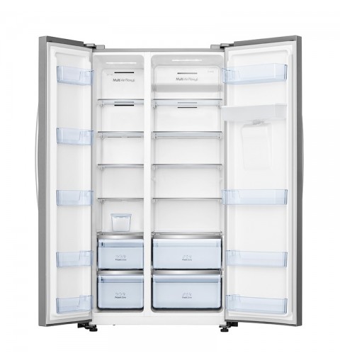 Hisense RS741 frigo américain Autoportante 578 L F Acier inoxydable