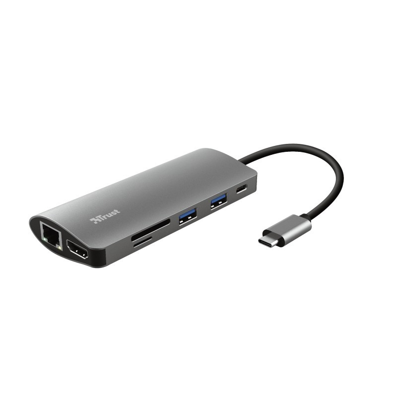 Trust Dalyx Schnittstellenkarte Adapter Eingebaut HDMI, RJ-45, USB 3.2 Gen 1 (3.1 Gen 1)