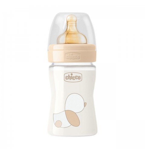 Chicco 00027710300000 Babyflasche 150 ml Glas Beige