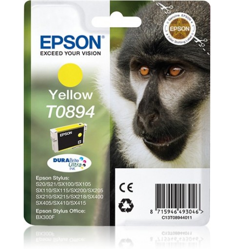 Epson Monkey Cartucho T0894 amarillo (etiqueta RF)