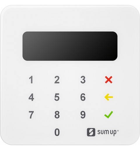 SumUp Air Smart-Card-Lesegerät Indoor Outdoor Bluetooth Weiß