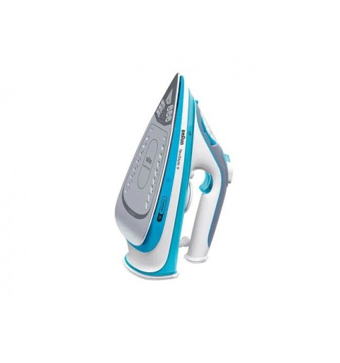 Braun TexStyle 5 SI 5006 BL Trocken- & Dampfbügeleisen Keramik-Bügelsohle 2600 W Blau, Grau, Weiß