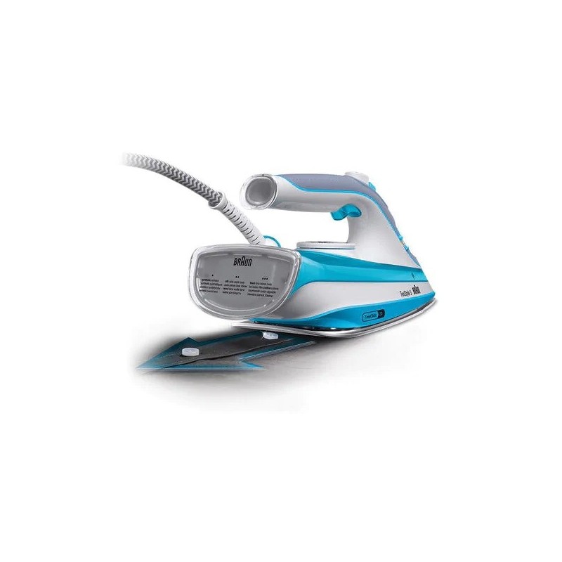 Braun TexStyle 5 SI 5006 BL Dry & Steam iron Ceramic soleplate 2600 W Blue, Grey, White