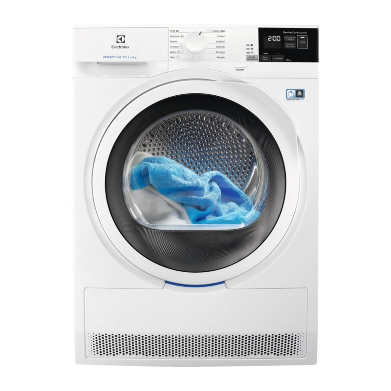 Electrolux EW8H492W asciugatrice Libera installazione Caricamento frontale 9 kg A++ Bianco