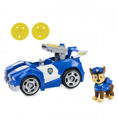 PAW Patrol Vehículo de juguete transformable Deluxe de Zuma de la película con figura de acción coleccionable