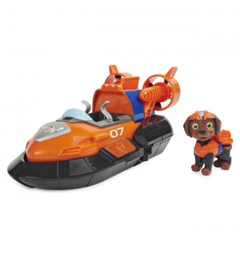 PAW Patrol Vehículo de juguete transformable Deluxe de Zuma de la película con figura de acción coleccionable