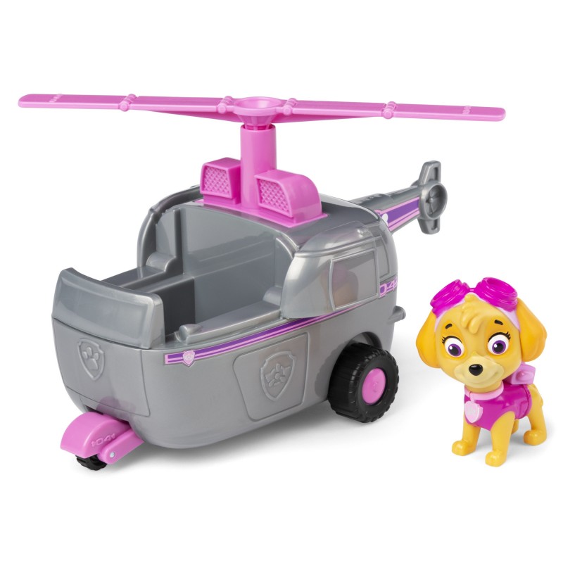 PAW Patrol PATRULLA CANINA - HELICÓPTERO + FIGURA SKYE - Helicóptero Juguete con 1 Figura Patrulla Canina Skye - 6061800 -