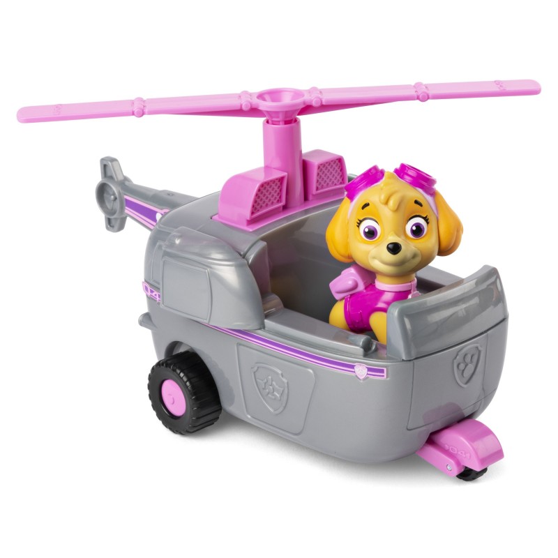 PAW Patrol PATRULLA CANINA - HELICÓPTERO + FIGURA SKYE - Helicóptero Juguete con 1 Figura Patrulla Canina Skye - 6061800 -