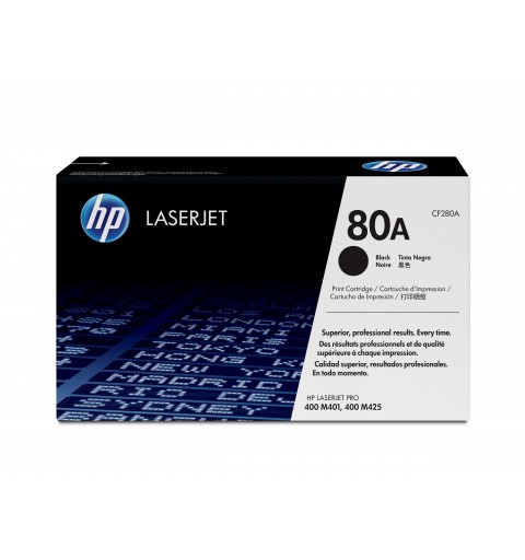 HP 80A Black Original LaserJet Toner Cartridge