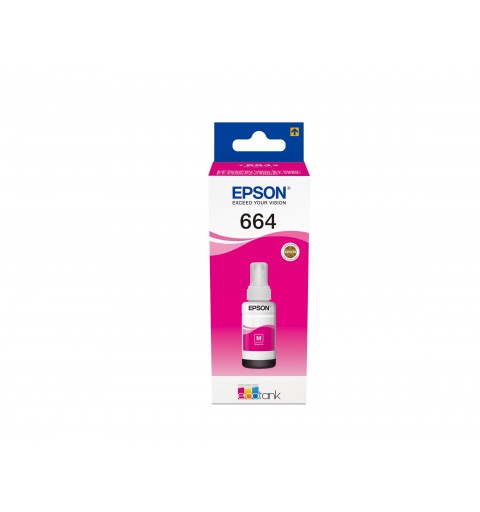 Epson 664 Ecotank Magenta ink bottle