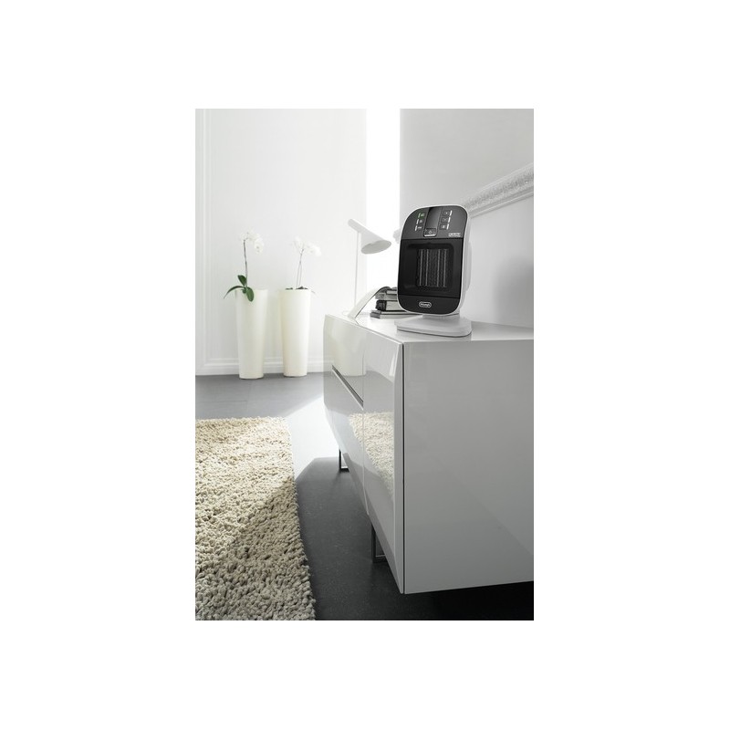 De’Longhi HFX60V20 Interno Nero, Bianco 2000 W Riscaldatore ambiente elettrico con ventilatore
