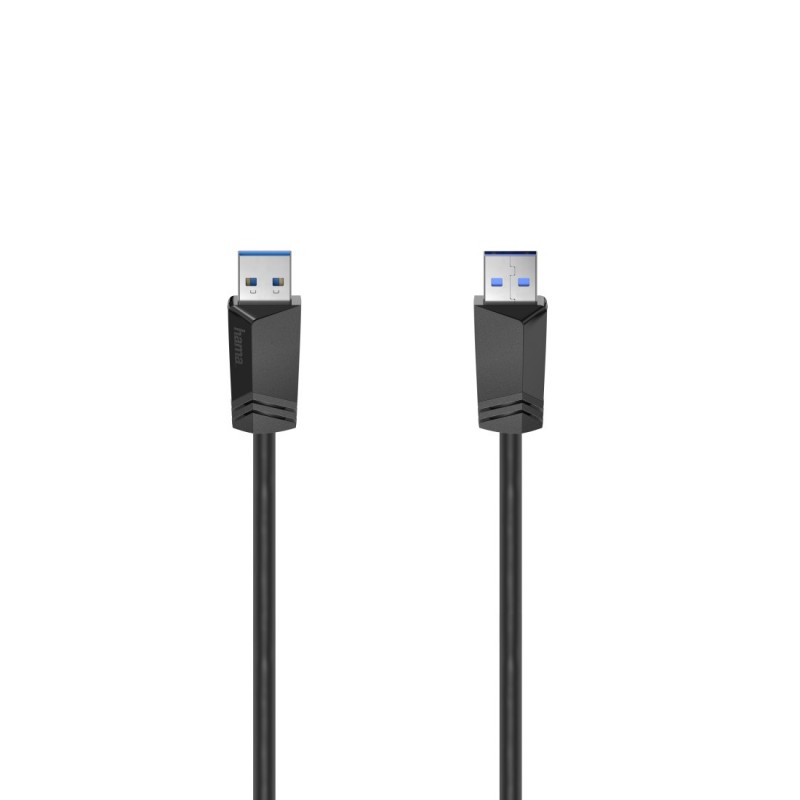 Hama 00200624 cable USB 1,5 m USB A Negro