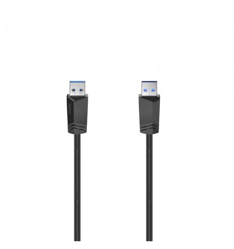 Hama 00200624 USB cable 1.5 m USB A Black