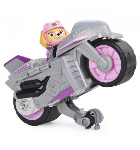 PAW Patrol Moto Pups Motorrad mit Spielfigur, Fahrzeug mit Rückzugs- und Wheelie-Funktion, ab 3 Jahren, Basis Fahrzeug (Basic
