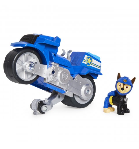 PAW Patrol , Moto Pups Skye’s Deluxe Pull Back Motorcycle Vehicle with Wheelie Feature and Figure