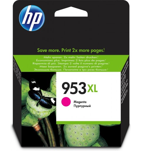 HP Cartucho de tinta Original 953XL de alto rendimiento magenta