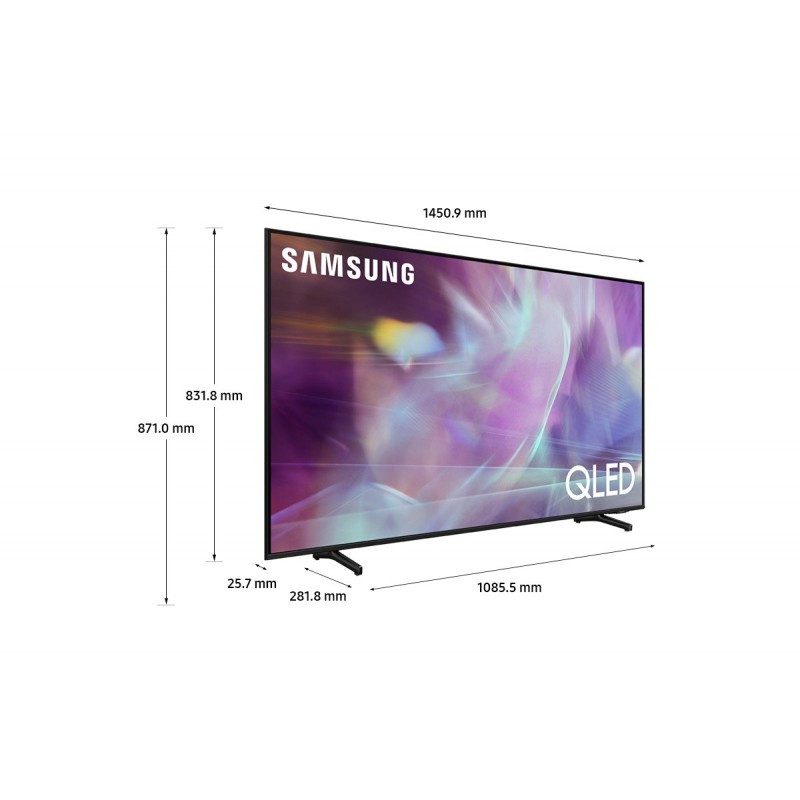 Samsung Series 6 TV QLED 4K 65” QE65Q60A Smart TV Wi-Fi Black 2021