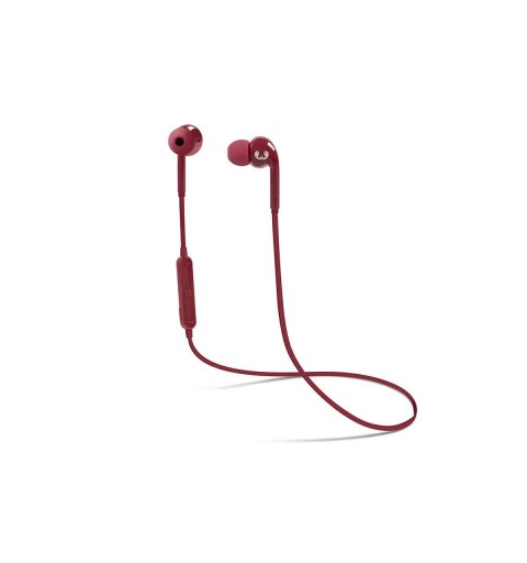 Fresh 'n Rebel Vibe Wireless cuffie auricolari Bluetooth per telefono cellulare Stereofonico rosso rubino
