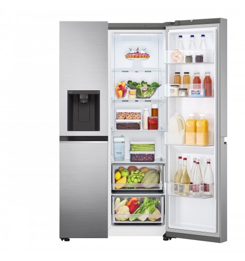 LG GSLV71PZTM side-by-side refrigerator Freestanding 635 L F Stainless steel