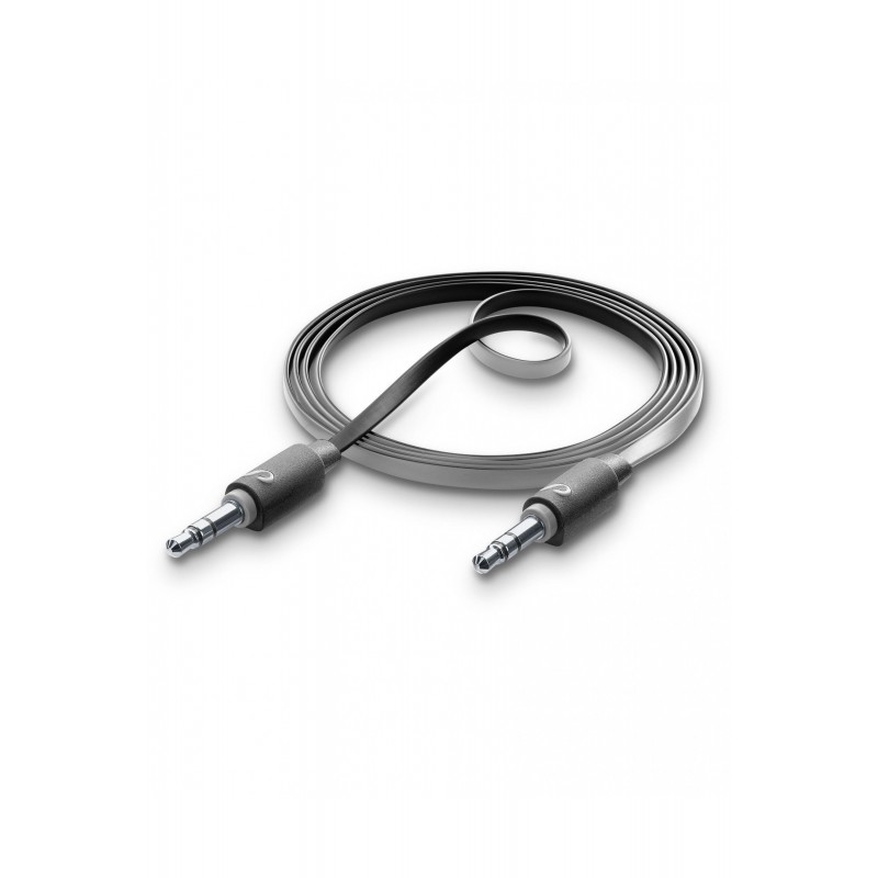 Cellularline AUXMUSICK audio cable 1 m 3.5mm Black