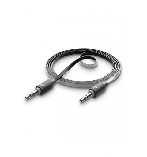 Cellularline AUXMUSICK cable de audio 1 m 3,5mm Negro