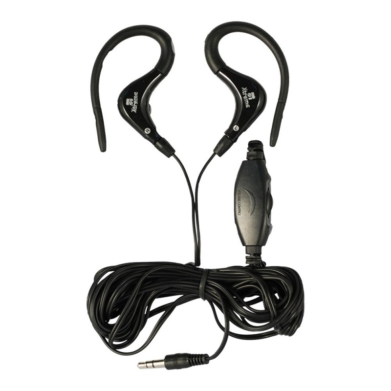 Xtreme 40320 écouteur casque Écouteurs Avec fil Crochets auriculaires Appels Musique Noir