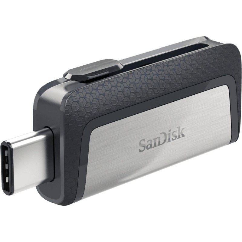 SanDisk Ultra Dual Drive USB Type-C lecteur USB flash 32 Go USB Type-A USB Type-C 3.2 Gen 1 (3.1 Gen 1) Noir, Argent