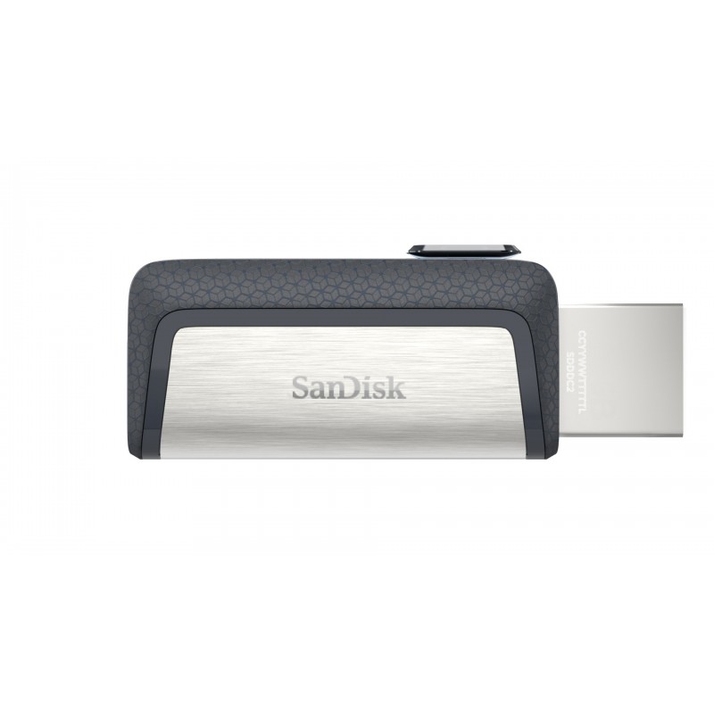 SanDisk Ultra Dual Drive USB Type-C unità flash USB 32 GB USB Type-A USB Type-C 3.2 Gen 1 (3.1 Gen 1) Nero, Argento