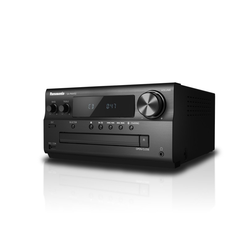 Panasonic SC-PMX92 Minicadena de música para uso doméstico 120 W Negro