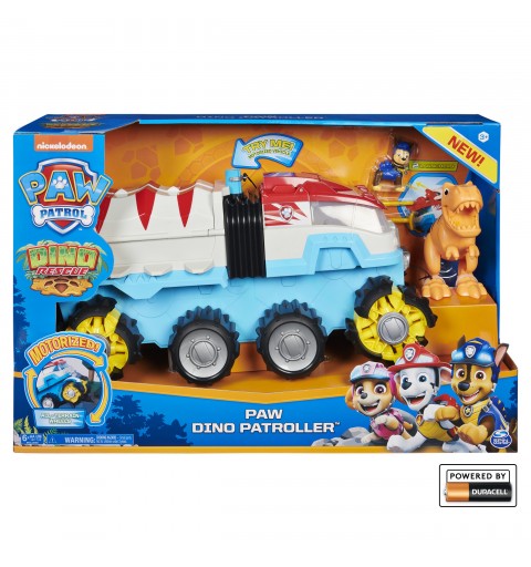 PAW Patrol LA PAT' PATROUILLE – CAMION PAT' PATROUILLE DINO PATROLLER – Camion Jouet Motorisé Tout-Terrain Dino Rescue avec