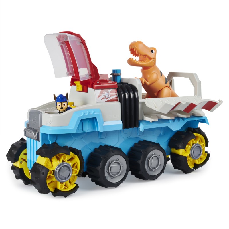 PAW Patrol LA PAT' PATROUILLE – CAMION PAT' PATROUILLE DINO PATROLLER – Camion Jouet Motorisé Tout-Terrain Dino Rescue avec