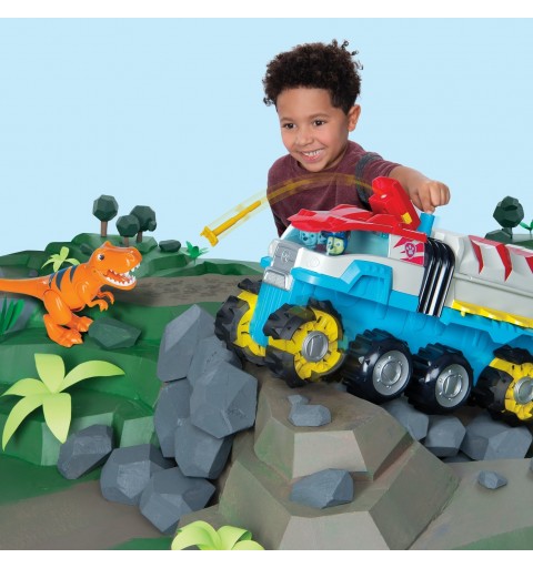 PAW Patrol LA PAT' PATROUILLE – CAMION PAT' PATROUILLE DINO PATROLLER – Camion Jouet Motorisé Tout-Terrain Dino Rescue avec