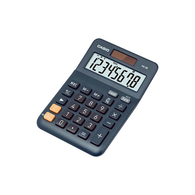Casio MS-8E calculator Desktop Display Black, Grey, Orange