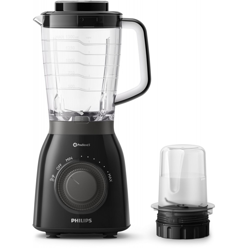 Philips Viva Collection HR2157 93 blender 2 L Tabletop blender 600 W Black