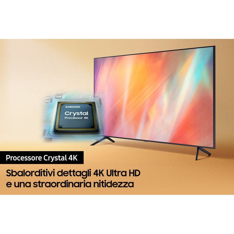 Samsung UE75AU7170U 190.5 cm (75") 4K Ultra HD Smart TV Wi-Fi Grey