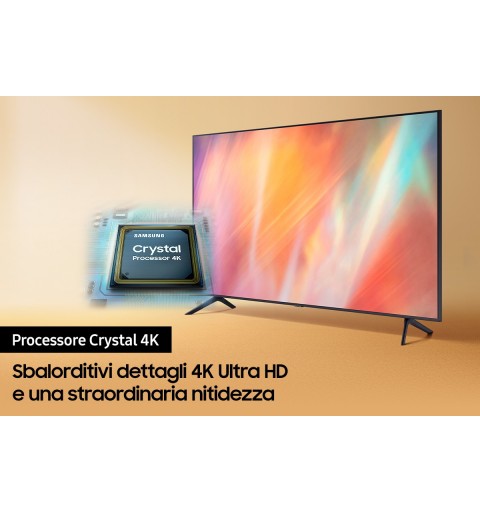 Samsung UE75AU7170U 190,5 cm (75 Zoll) 4K Ultra HD Smart-TV WLAN Grau