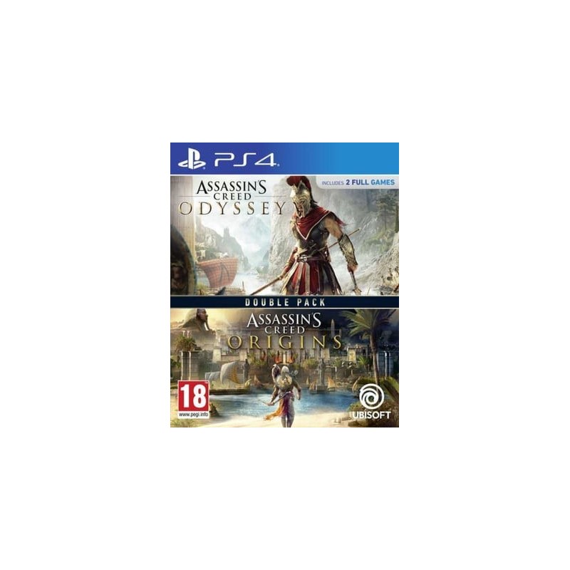 Ubisoft Assassin's Creed Odyssey + Origins Double Pack Tedesca PlayStation 4