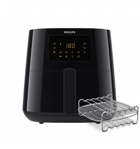 Philips Essential Airfryer XL HD9270 96 da 6,2 l e 1,2 kg con tecnologia Rapid Air + Accessorio cottura doppio livello