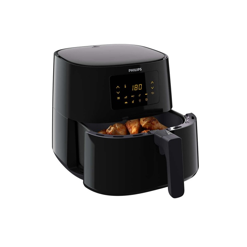 Philips Essential Airfryer XL, technologie Rapid Air, 1,2 kg, 6,2 l, noir