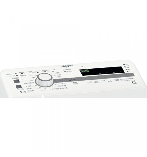 Whirlpool TDLR 6230S IT N lavatrice Caricamento dall'alto 6 kg 1200 Giri min D Bianco