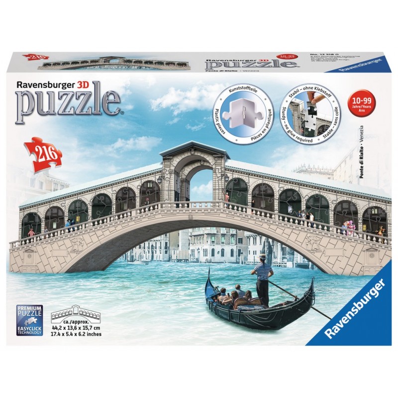 Ravensburger Puzzle 3D Pont du Rialto / Venise