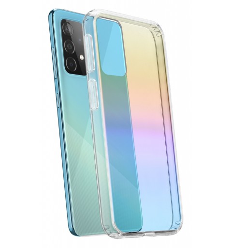 Cellularline Prisma - Galaxy A72 Custodia semi-trasparente con effetto iridescente Trasparente