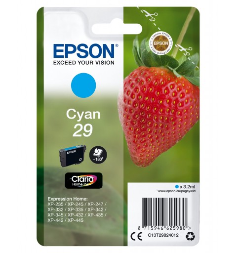 Epson Strawberry Cartouche "Fraise" 29 - Encre Claria Home C