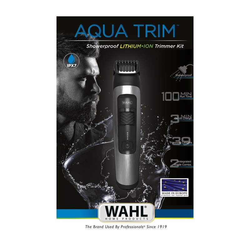 Wahl Aqua Trim Mojado y seco Plata