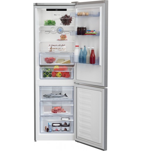 Beko RCNA366E60XBN fridge-freezer Freestanding 324 L C Metallic