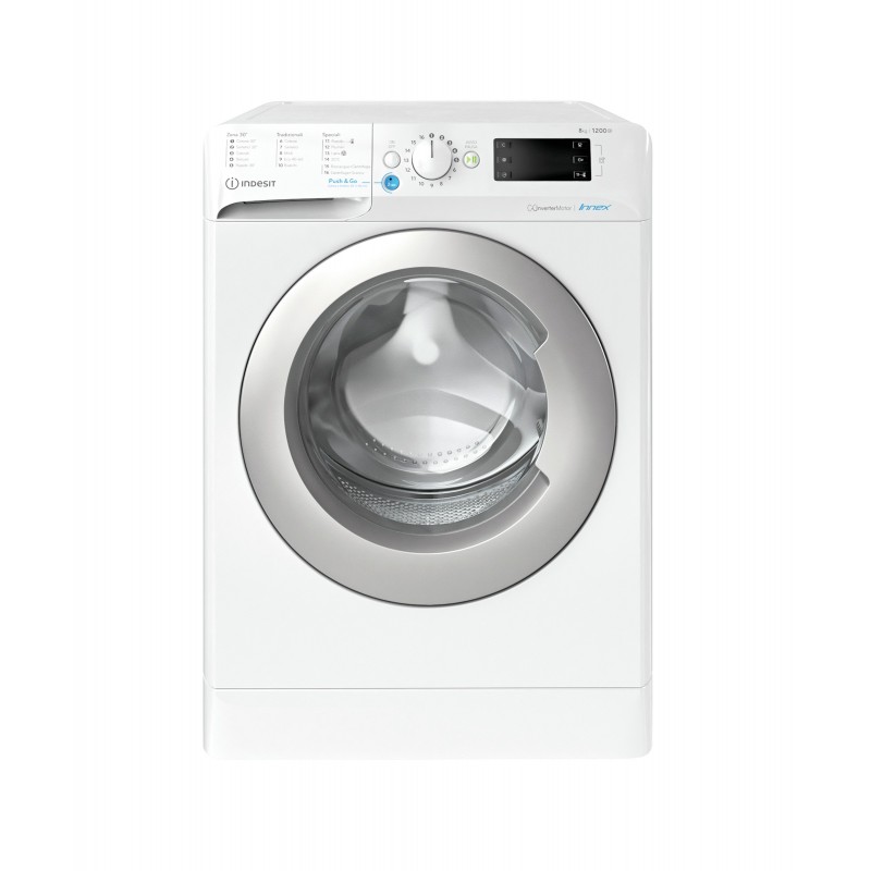 Indesit BWE 81285X WS IT lavatrice Caricamento frontale 8 kg 1200 Giri min B Bianco