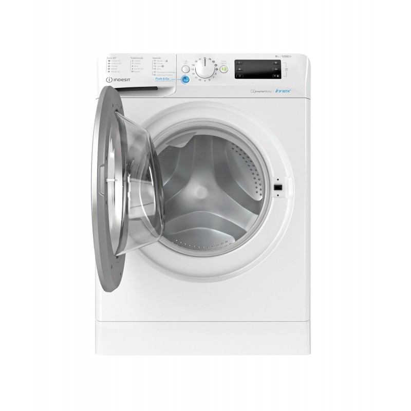 Indesit BWE 81285X WS IT lavadora Carga frontal 8 kg 1200 RPM B Blanco