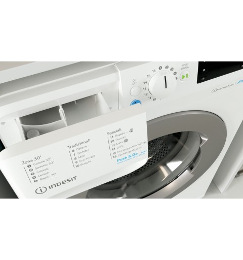 Indesit BWE 81285X WS IT lavadora Carga frontal 8 kg 1200 RPM B Blanco