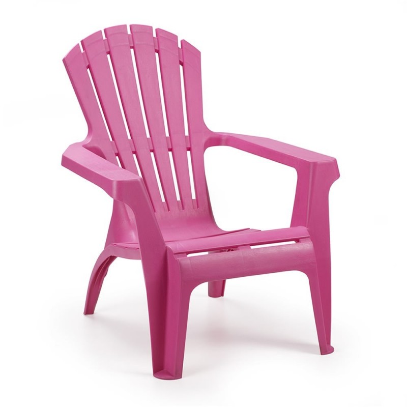 Ipae-Progarden Dolomiti outdoor chair Lounge Hard seat Hard backrest Polypropylene (PP) Fuchsia