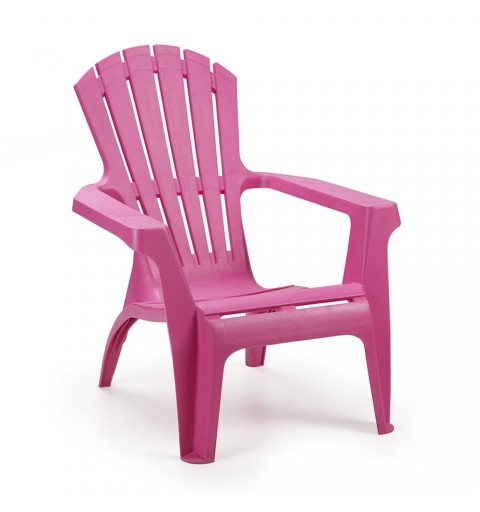 Ipae-Progarden Dolomiti outdoor chair Lounge Hard seat Hard backrest Polypropylene (PP) Fuchsia